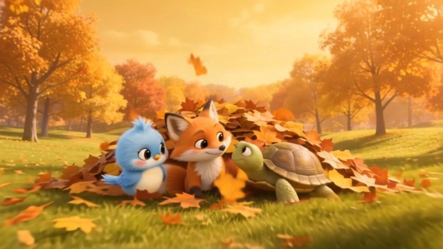 The Leaf Pile Friends — including others story for kids